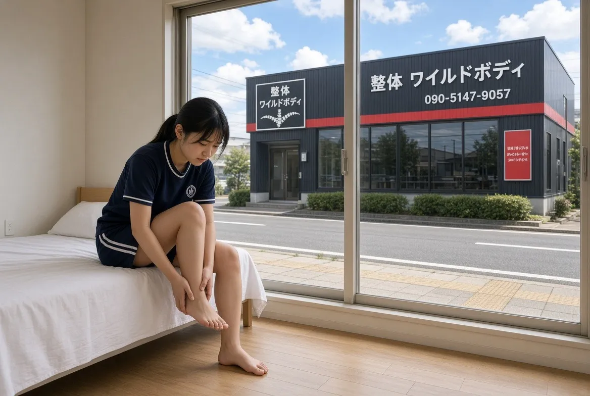香川・高松からも来院！シーバー病の痛みが30分で消滅！その場で走れてジャンプしても痛くない徳島の整体