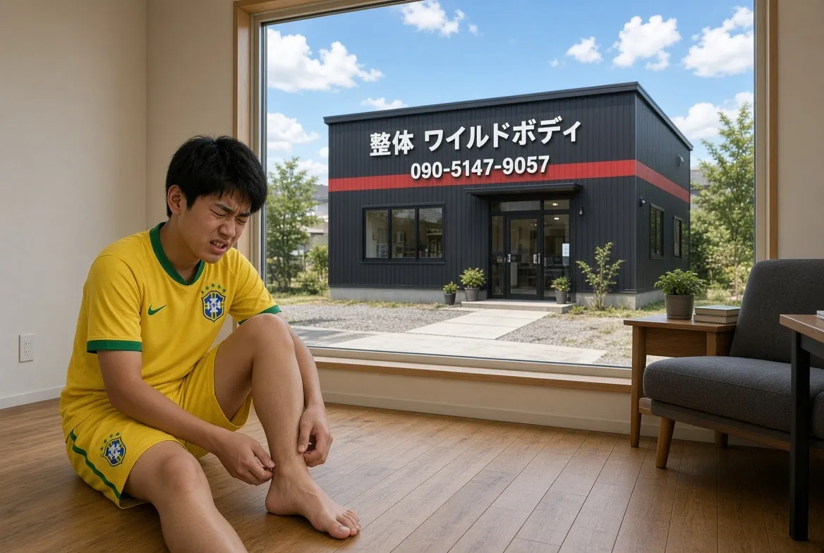 【愛媛・松山・高知】からも来院！シーバー病の踵痛が一回で消滅その場で走れてジャンプも出来る整体