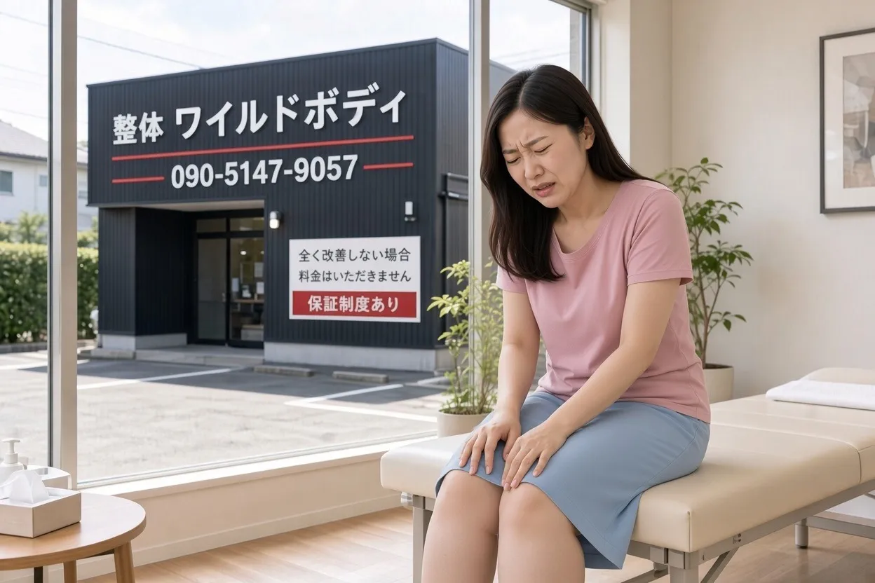 足痩せを一回の施術で細く軽く自分の足でないような劇的改善を実感できる徳島県板野郡藍住町の整体